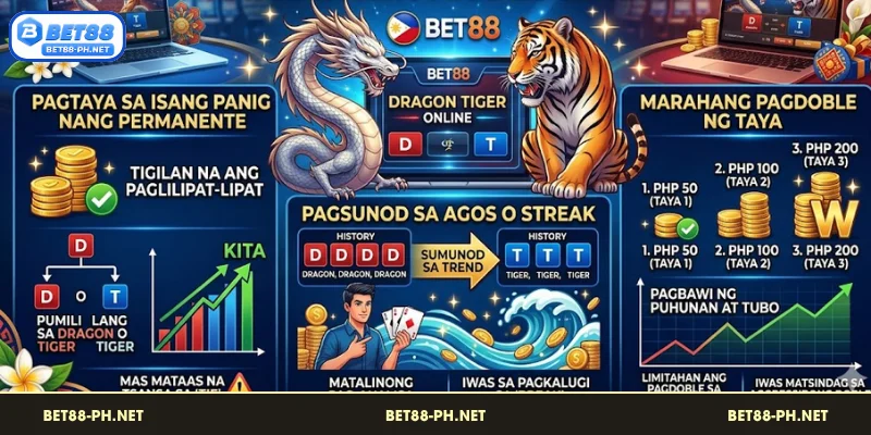 Dragon Tiger online tips Mas madaling manalo sa BET88