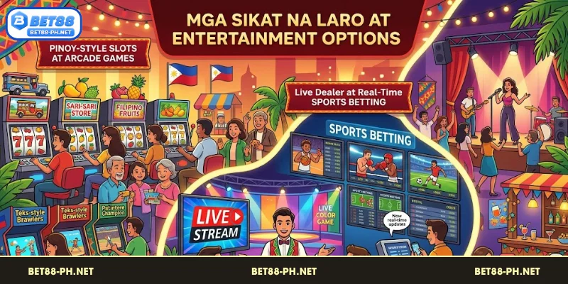 Mga Popular na Laro at Entertainment na Mapagpipilian