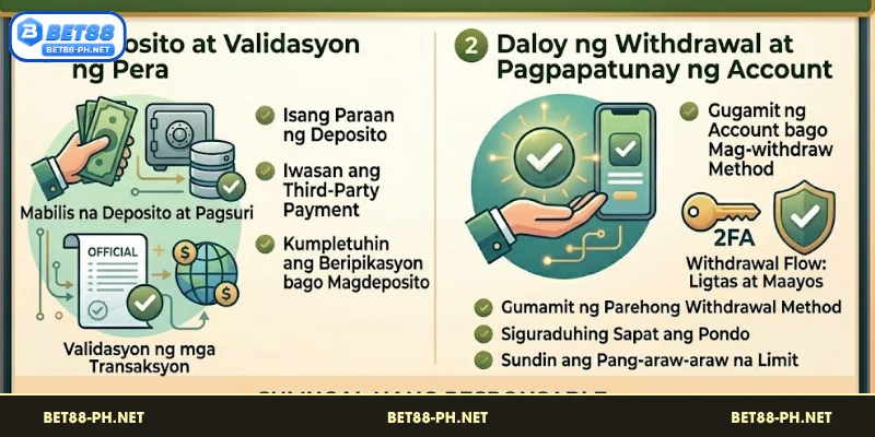 Patakaran sa Pagproseso ng Transaksyon at Payout